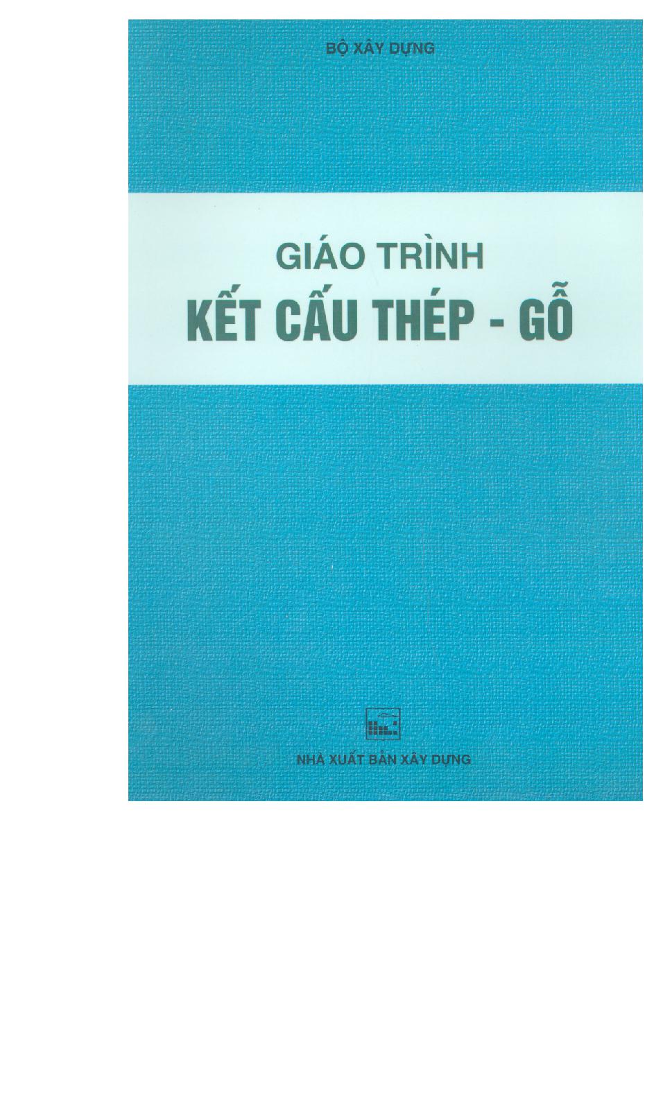 Giáo trình kết cấu thép gỗ