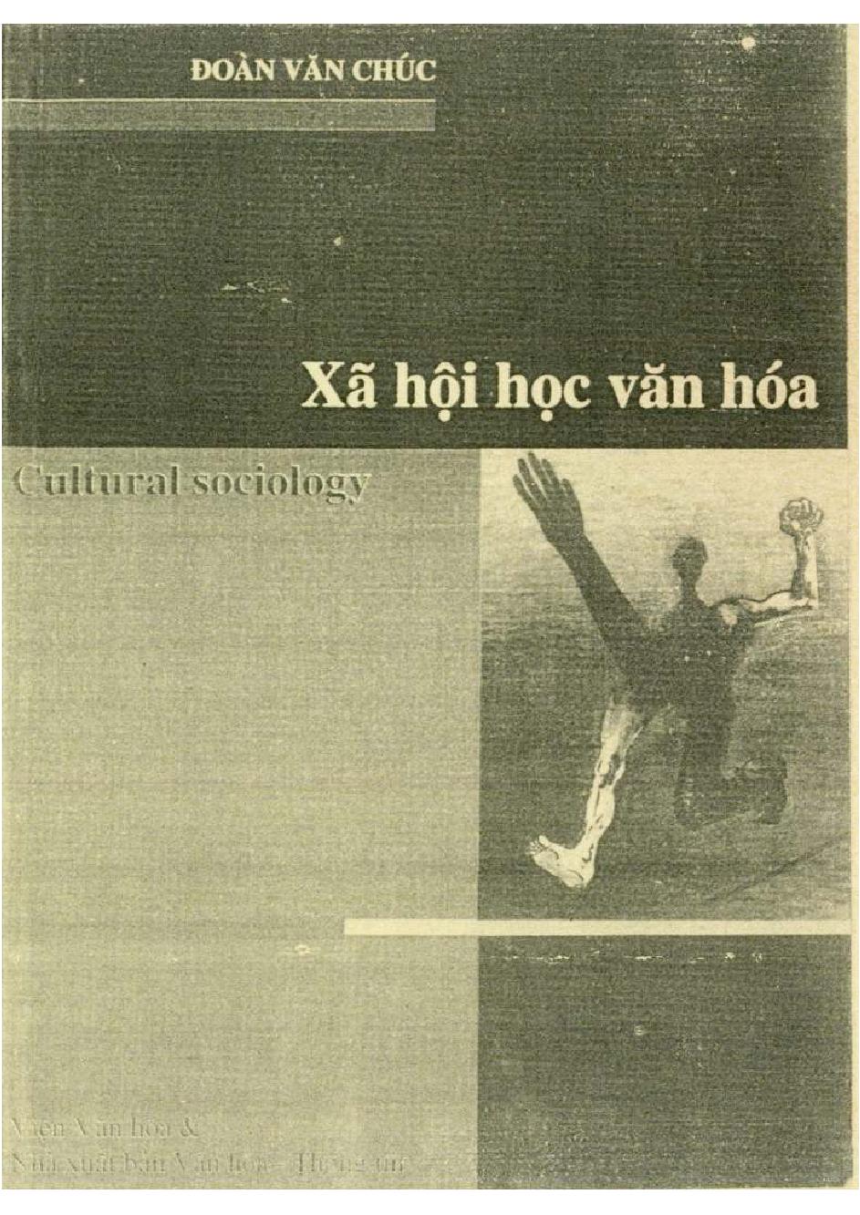 Xã hội học văn hóa =$bCultural sociology