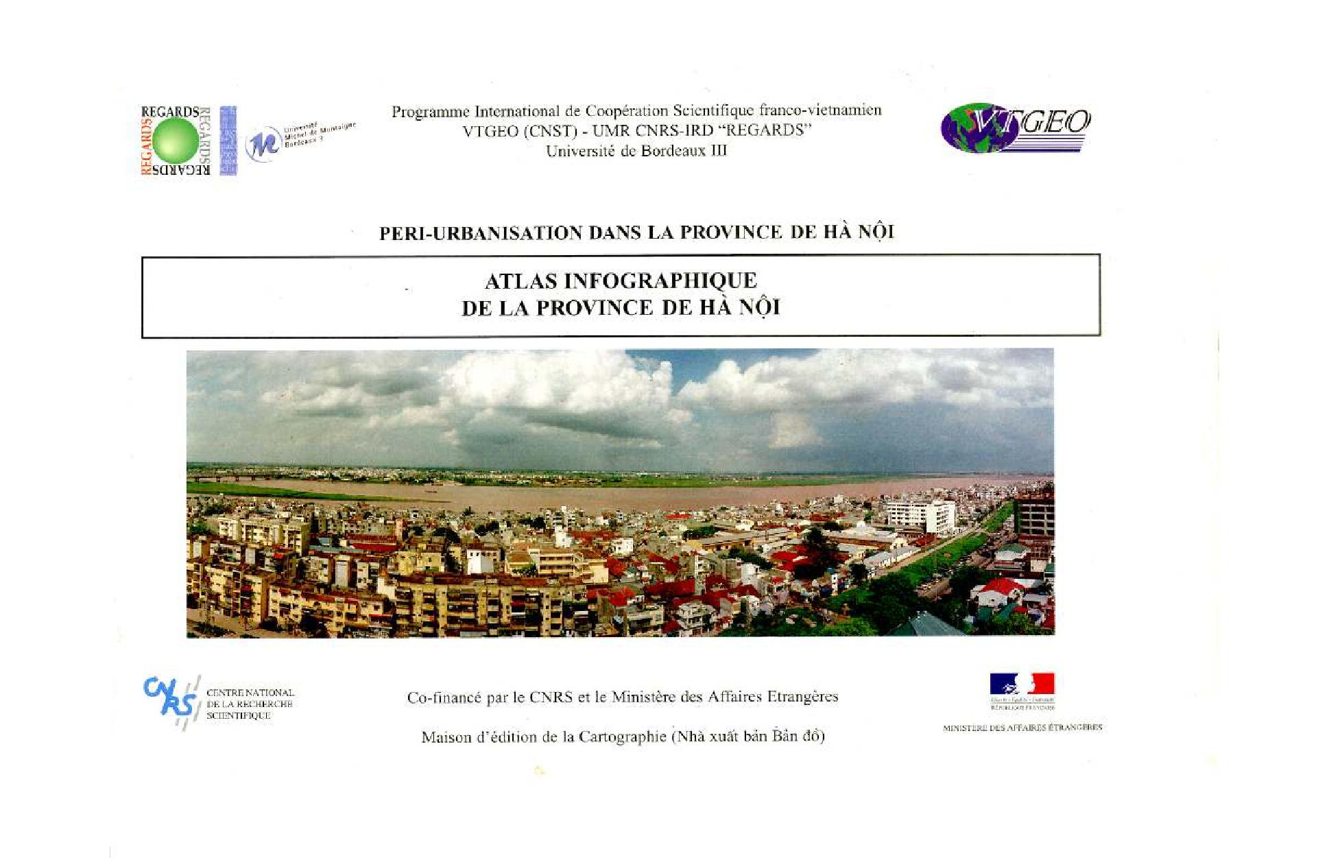 Atlas info graphique de la province de Hà Nội :$bPeri-urbanisation dans la province de Hà Nội