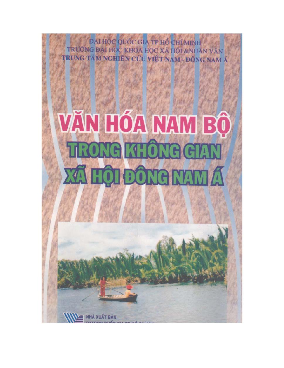 Văn hóa Nam Bộ trong không gian xã hội Đông Nam Á