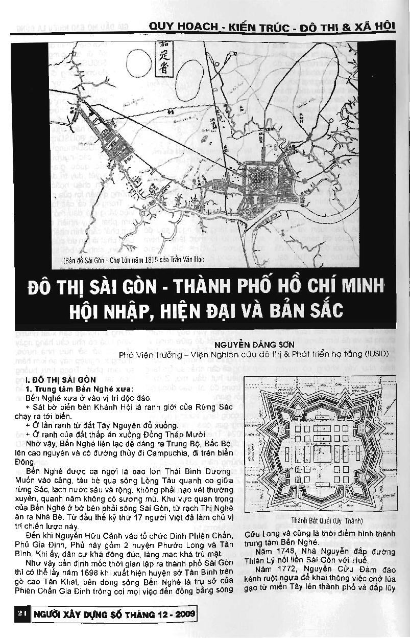 Đô thị Sài gòn - Thành phố Hồ Chí Minh hội nhập, hiện đại và bản sắc