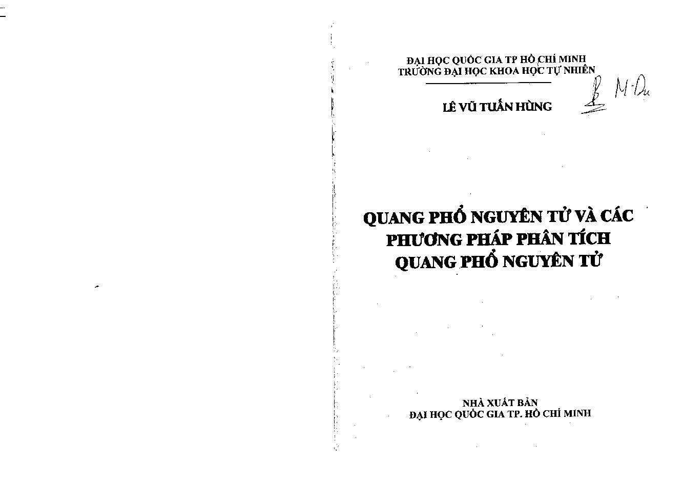 Quang phổ nguyên tử và các phương pháp phân tích quang phổ nguyên tử