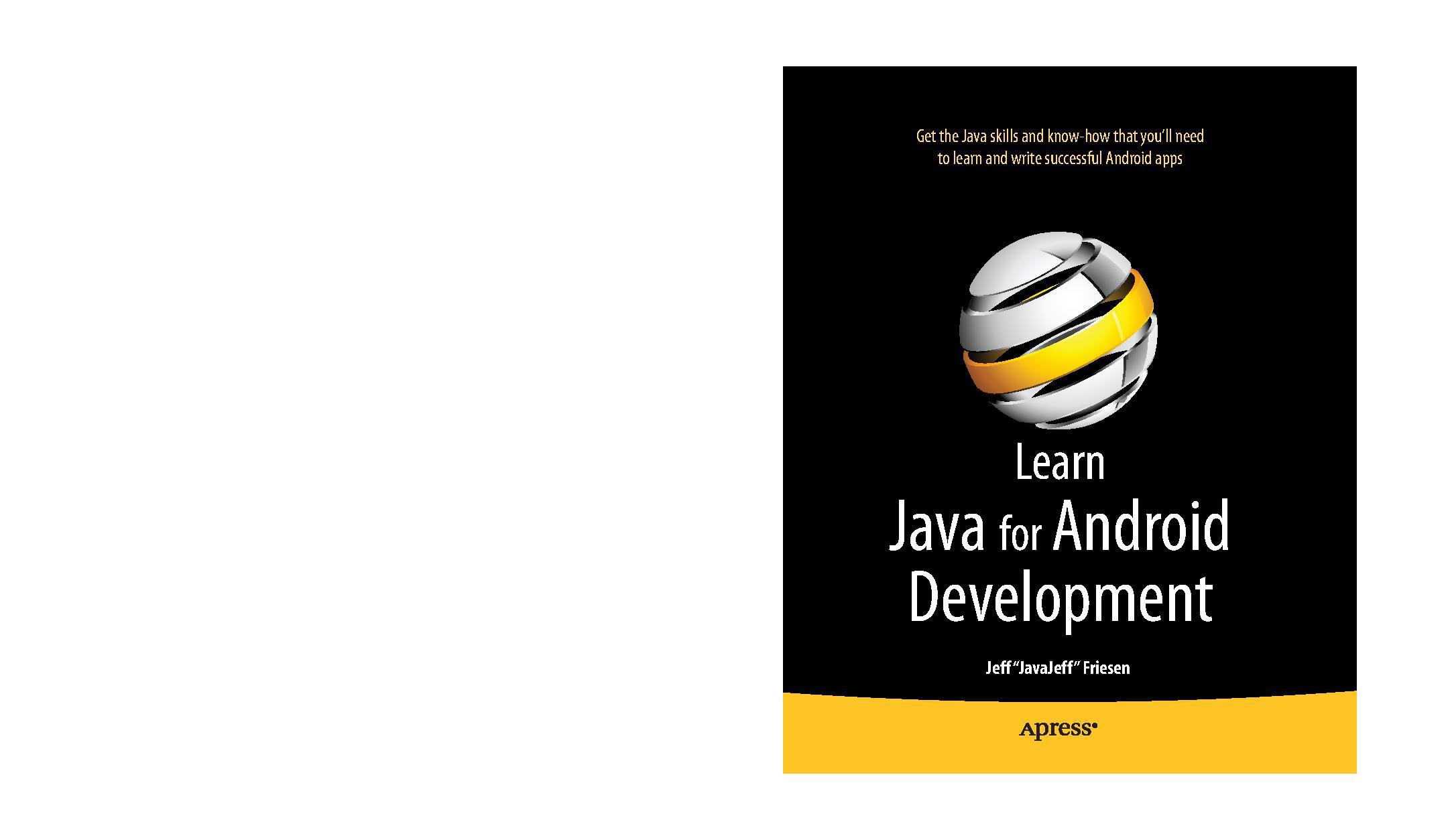 Learn Java for Android development