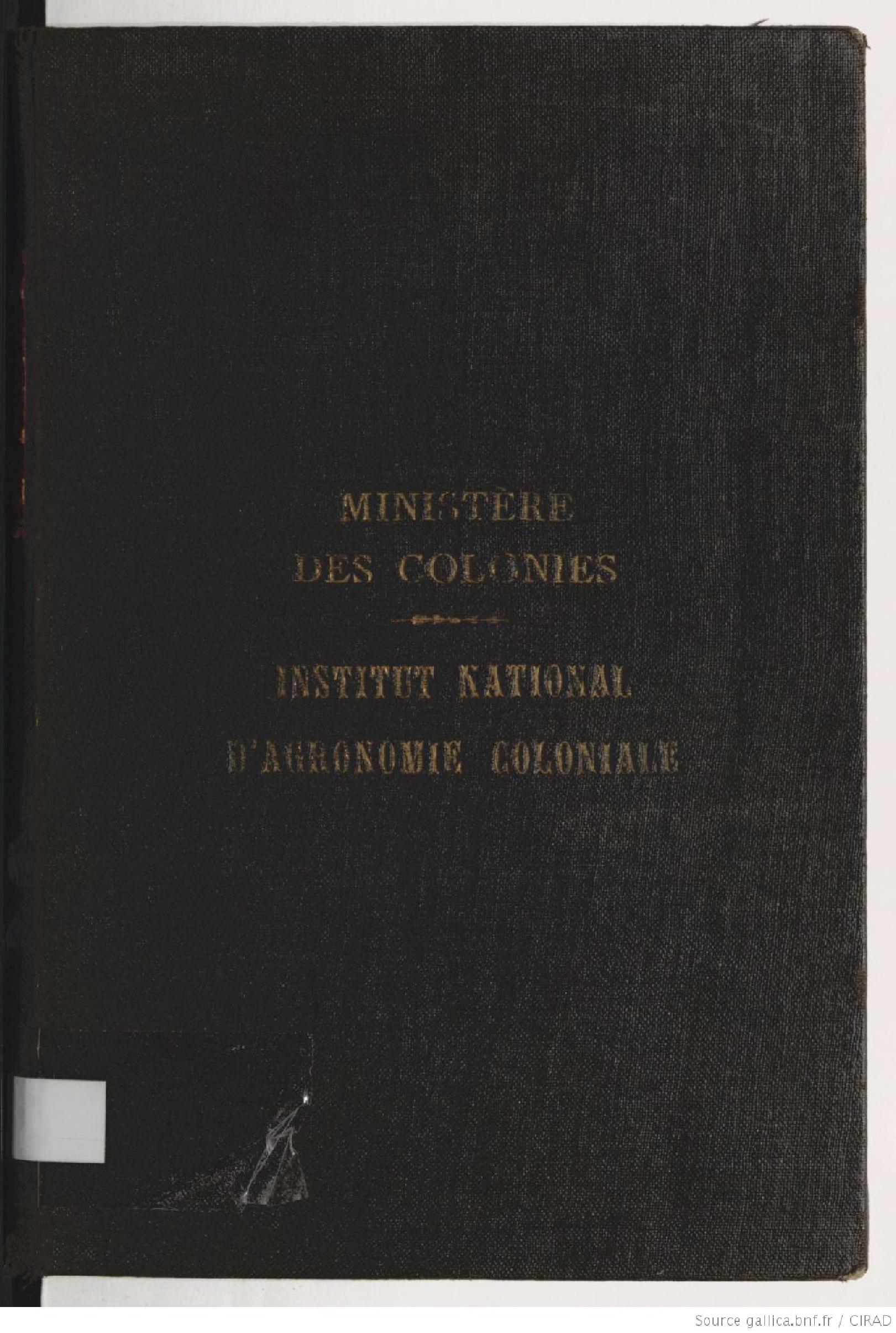 Monographie générale du cadastre en Indochine