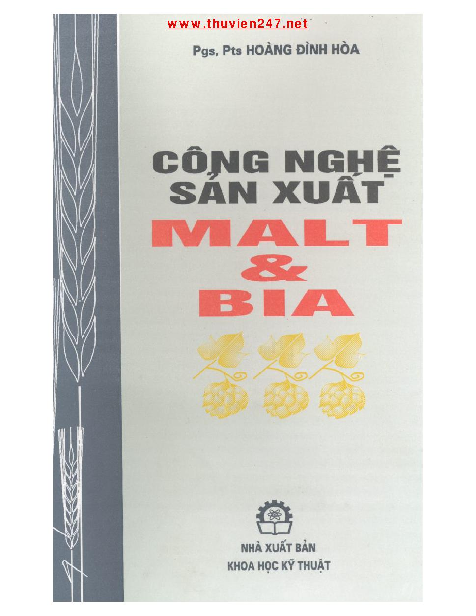 Công nghệ sản xuất Malt & bia