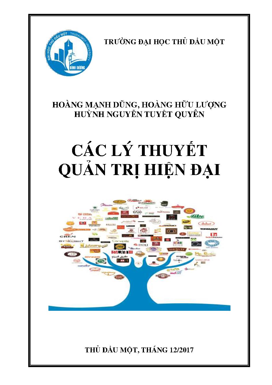 Các lý thuyết quản trị hiện đại