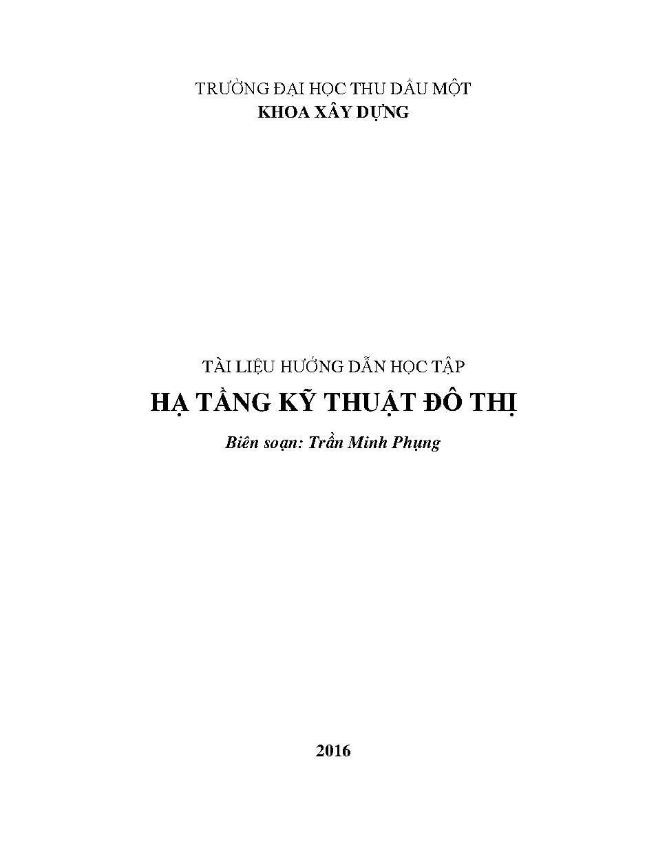 Hạ tầng kỹ thuật đô thị