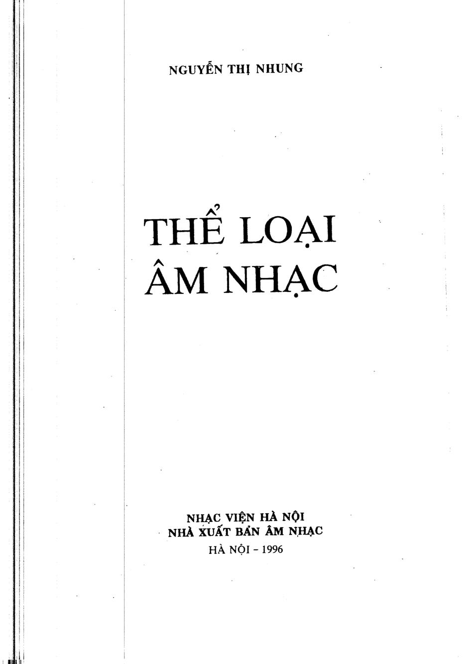 Thể loại âm nhạc