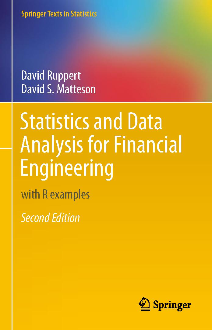 Statistics and Data Analysis for Financial Engineering