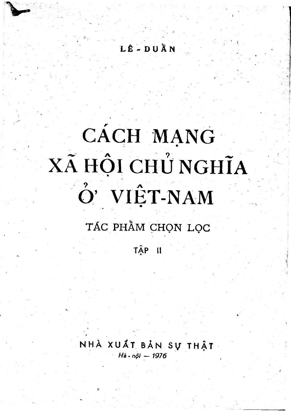 Cách mạng xã hội chủ nghĩa ở Việt Nam