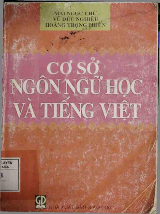 Cơ sở ngôn ngữ học và tiếng Việt