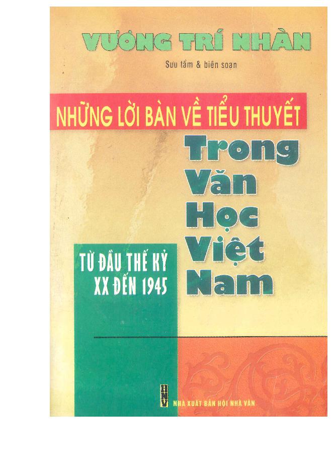 Những lời bàn về tiểu thuyết