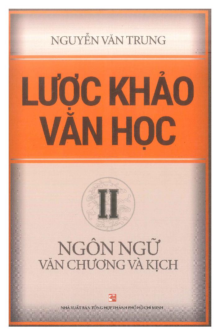 Lược khảo văn học.