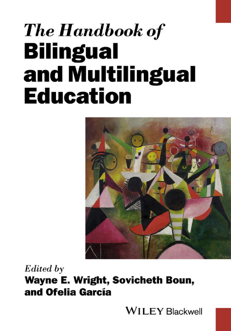 The Handbook of bilingual and multilingual education