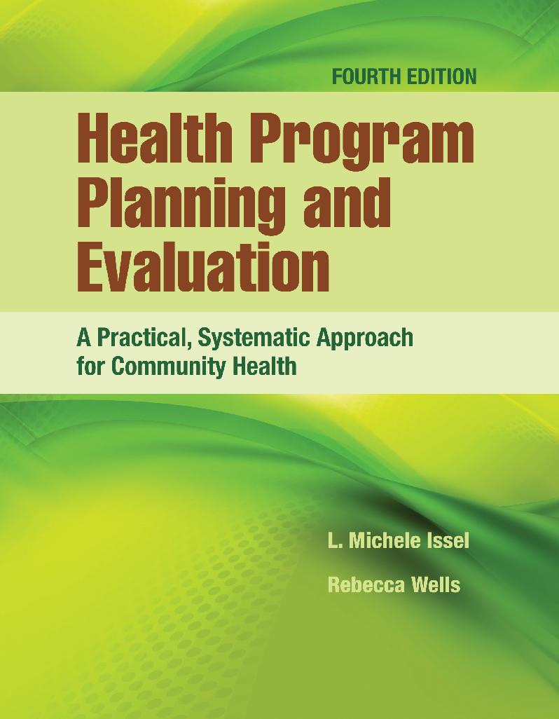 Health program planning and evaluation