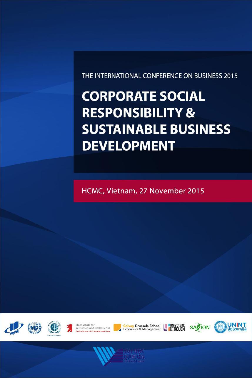 Corporate social responsibility and sustainable development