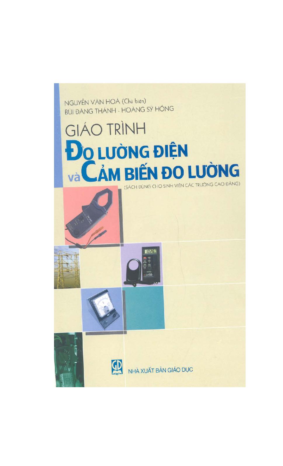 Giáo trình đo lường điện và cảm biến đo lường