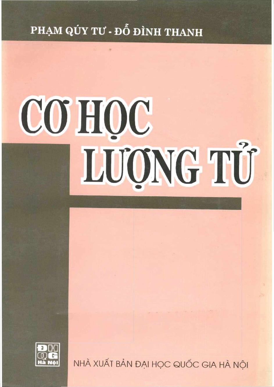 Cơ học lượng tử