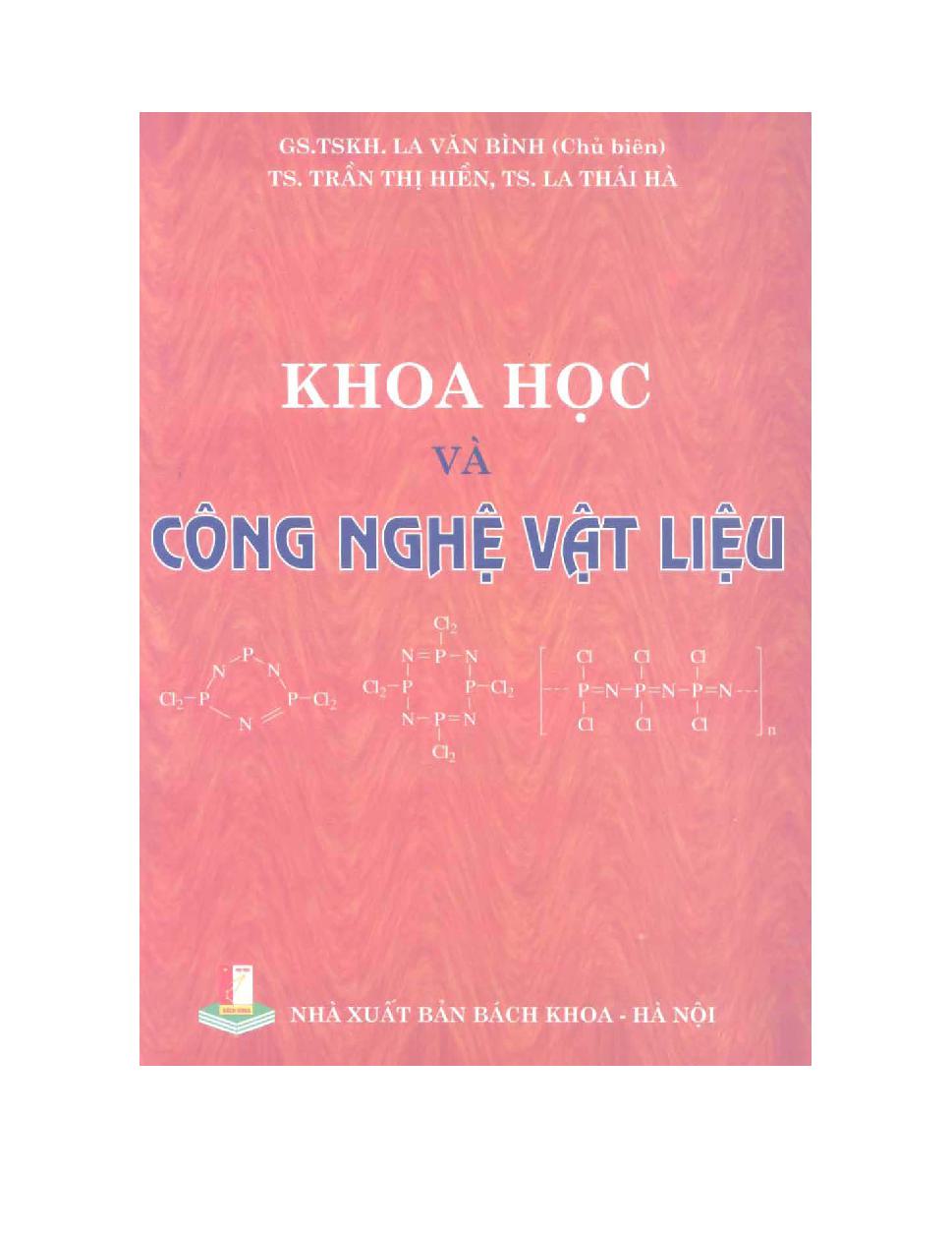 Khoa học và công nghệ vật liệu