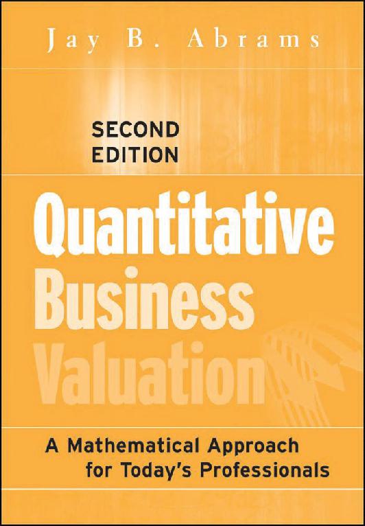 Quantitative Business Valuation