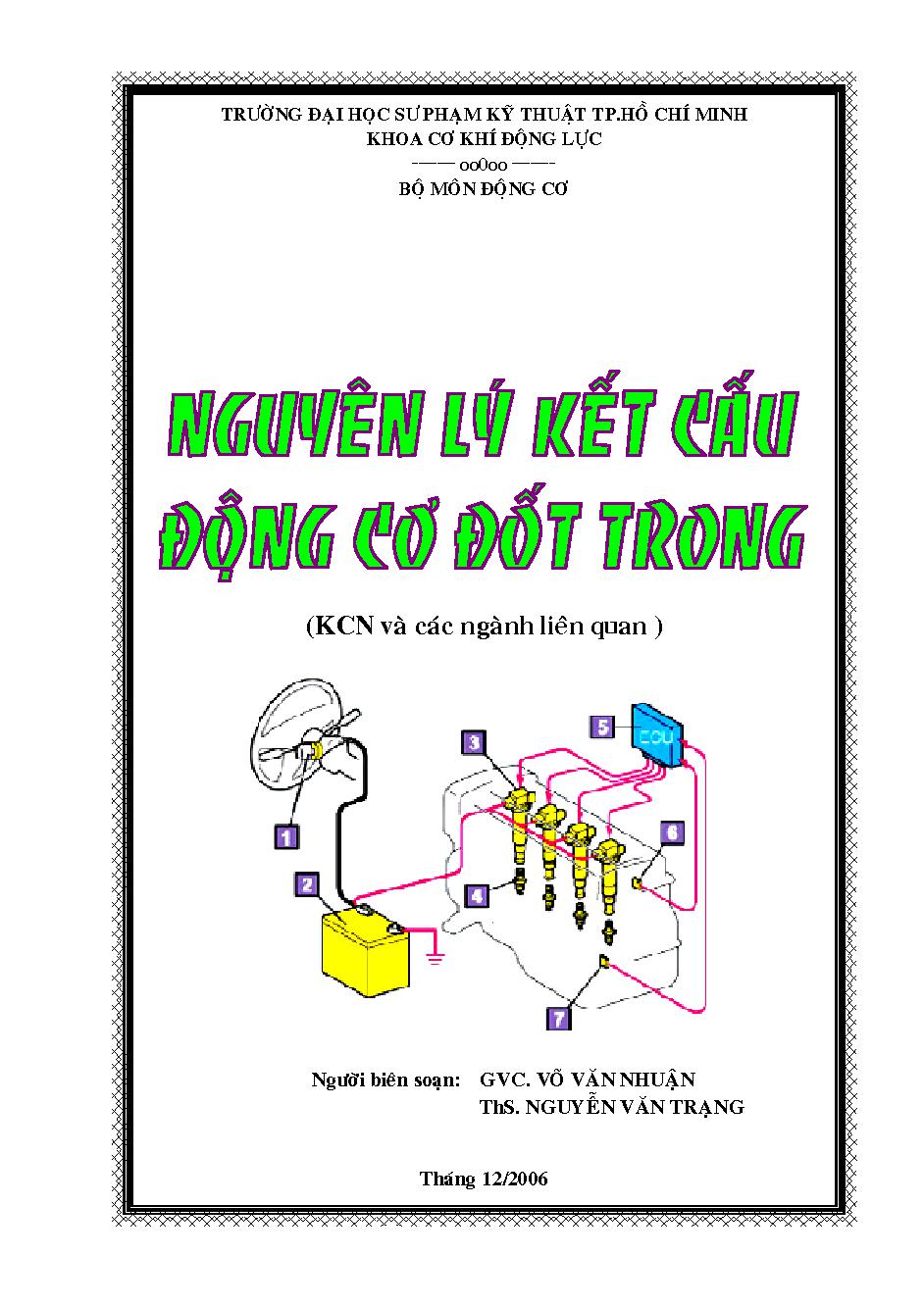 Nguyên lý kết cấu động cơ đốt trong