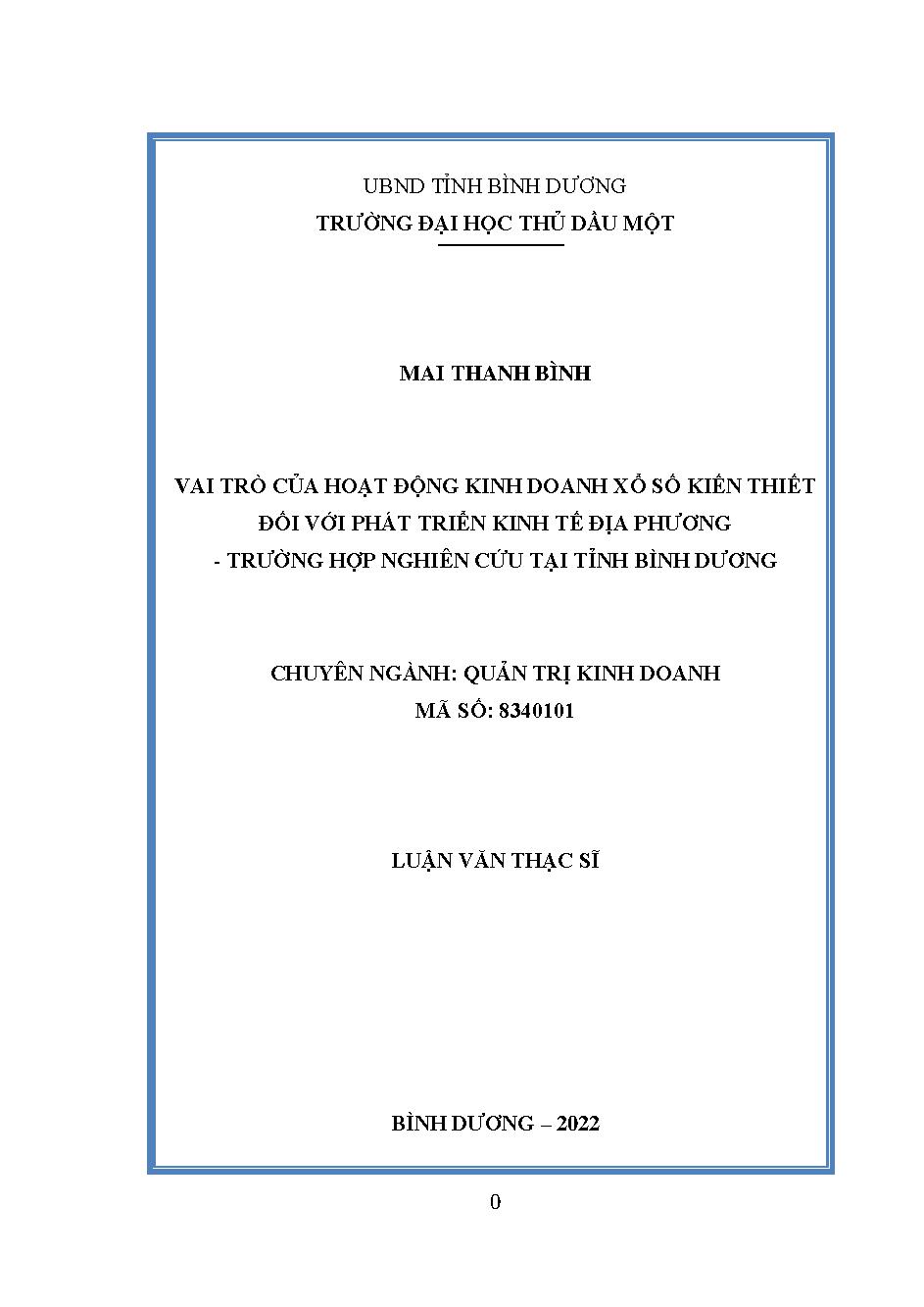 Vai trò của hoạt động kinh doanh xổ số kiến thiết đối với phát triển kinh tế địa phương